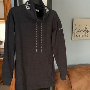 Columbia Charcoal Hoodie with Drawstring